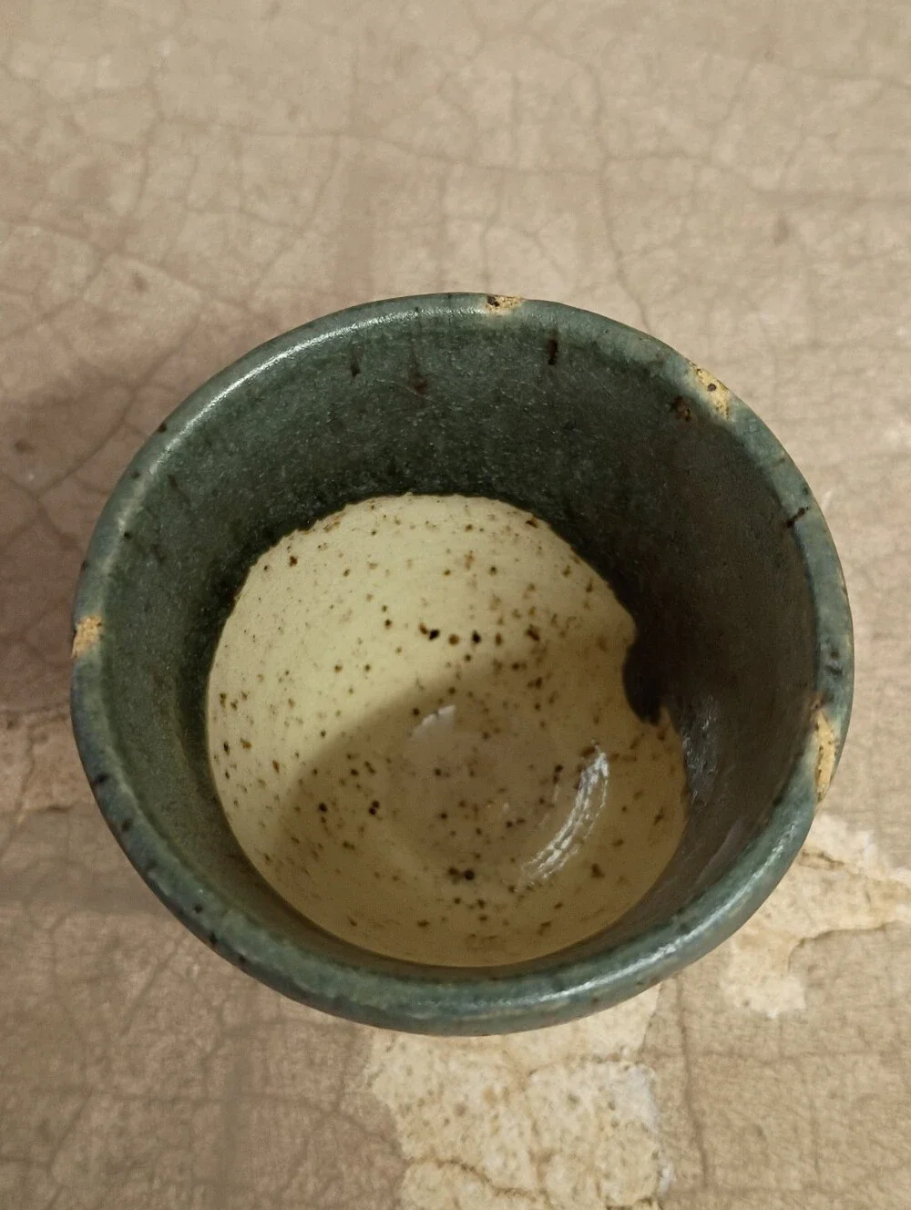 Small Handmade Ceramic Wine Or Whiskey Cup